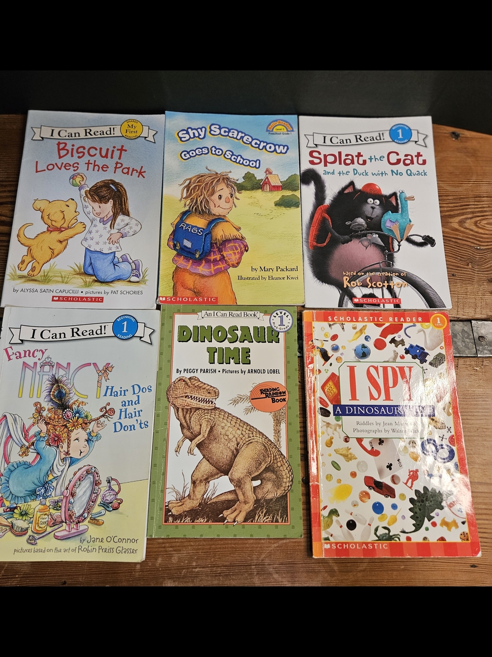 Set of 6 Scholastic & I Can Read! Kids Books - Level 1 Readers